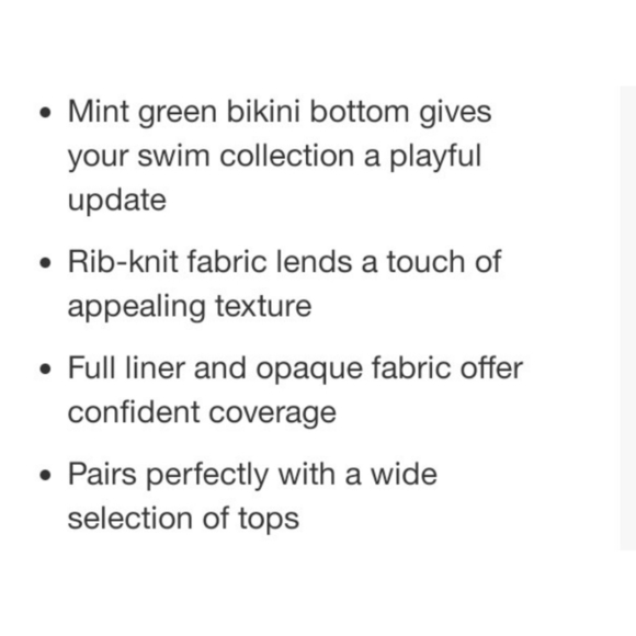 Xhilaration Ribbed Cheeky Bikini bottoms lime - Picture 3 of 10